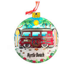 Item 118466 thumbnail Surf Bus Ornament - Myrtle Beach