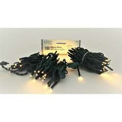 Item 122104 100 Deco Lights With Green Cord
