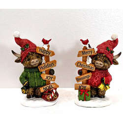 Item 127068 thumbnail Christmas Cow Figure