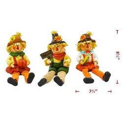 Item 127128 Fall Scarecrow Sitters