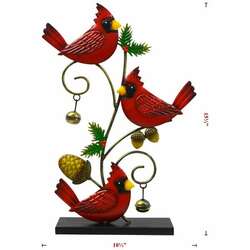 Item 127353 3 Cardinals With Bells Sitter