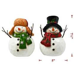 Item 127361 thumbnail Christmas Snowman With Hat Figure