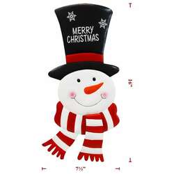 Item 127464 Christmas Metal Snowman Head