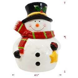 Item 127490 Snowman Cookie Jar