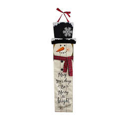 Item 127512 thumbnail May Your Days Be Merry Snowman Sign