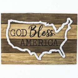 Item 127862 God Bless America Sign