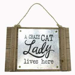 Item 127941 Cat Lady Sign
