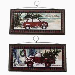 Item 127995 Christmas Car/Truck Plaque