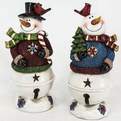 Item 128092 Jingle Bell Snowman With Lights 