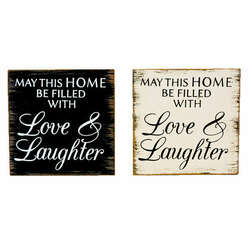 Item 128275 Love and Laughter Sign