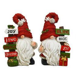 Item 128664 Poly Christmas Gnome Figure