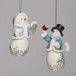 Item 134019 thumbnail Ice Blue Snowman Ornament