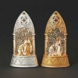 Item 134037 Holy Family Gold/Silver Mini Dome