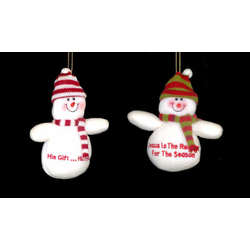 Item 134075 Religious Snowman Ornament