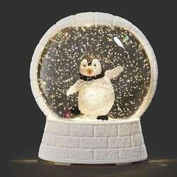 Item 134187 Penguin In Igloo Shimmering