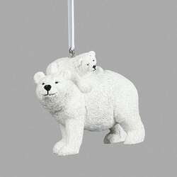 Item 134201 thumbnail Polar Bear With Baby Ornament