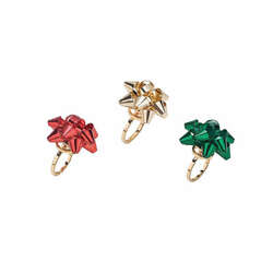 Item 134264 Christmas Bow Spin Ring