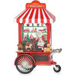 Item 134299 thumbnail LED Swirl Toy Cart With Santa