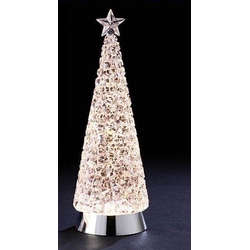 Item 134380 Large Clear Cube Swirl Christmas Tree