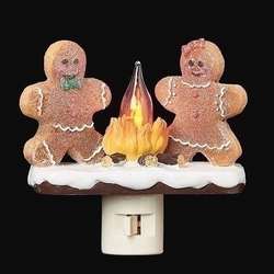 Item 134443 Gingerbread Campfire Nightlight