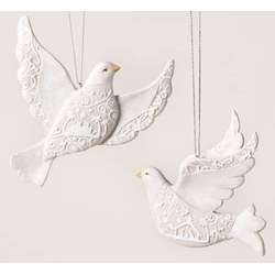 Item 134587 Dove Ornament