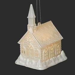 Item 135015 thumbnail Lighted Church Ornament