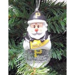 Item 141097 Pittsburgh Pirates Santa Snow Globe Ornament