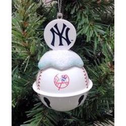 Item 141099 New York Yankees Baseball Bell Ornament