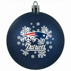 Item 141114 New England Patriots Ball Ornament