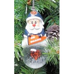 Item 141141 Chicago Bears Santa Snow Globe Ornament