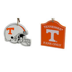 Item 141172 University of Tennessee Volunteers Helmet/Fans Only Sign Ornament