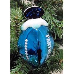 Item 141209 Carolina Panthers Football Bell Ornament