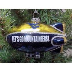 Item 141252 West Virginia University Mountaineers Blimp Ornament