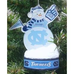 Item 141271 University of North Carolina Tar Heels LED Snowman Ornament