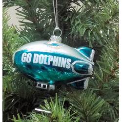 Item 141318 Miami Dolphins Blimp Ornament