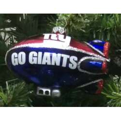 Item 141321 New York Giants Blimp Ornament