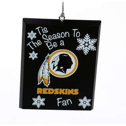Item 141413 Washington Redskins Tis The Season To Be A Fan Ornament