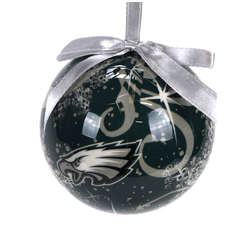 Item 141417 Philadelphia Eagles Decoupage Snowflake Ball Ornament