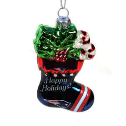 Item 141442 New England Patriots Stocking Ornament
