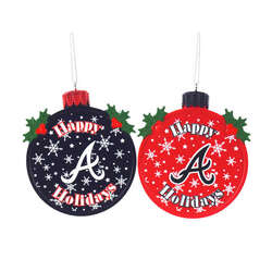 Item 143026 thumbnail Atlanta Braves Coaster Ornament
