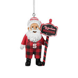 Item 143136 thumbnail Nc State Santa Overalls Ornament