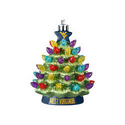 Item 143276 thumbnail West Va Ceramic Tree Ornament