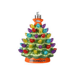 Item 143313 thumbnail Denver Broncos Ceramic Tree Ornament