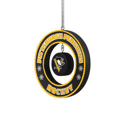 Item 143376 Pittsburgh Penguins Floating Hockey Puck Ornament
