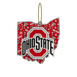 Item 143381 thumbnail Ohio State Wood State Ornament