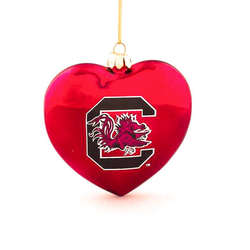 Item 146090 University of South Carolina Gamecocks Heart Ornament