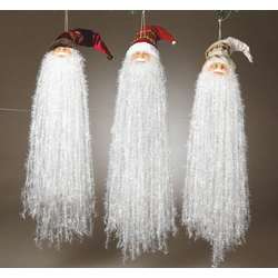 Item 146371 Long Beard Santa Head Ornament 