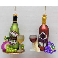 Item 146614 Wine Tray Ornament