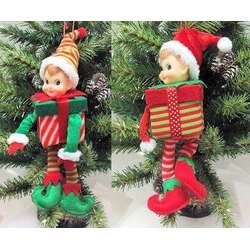 Item 147064 Elf Gift Package Ornament