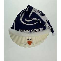 Item 151027 Penn State Snowman Shell Ornament